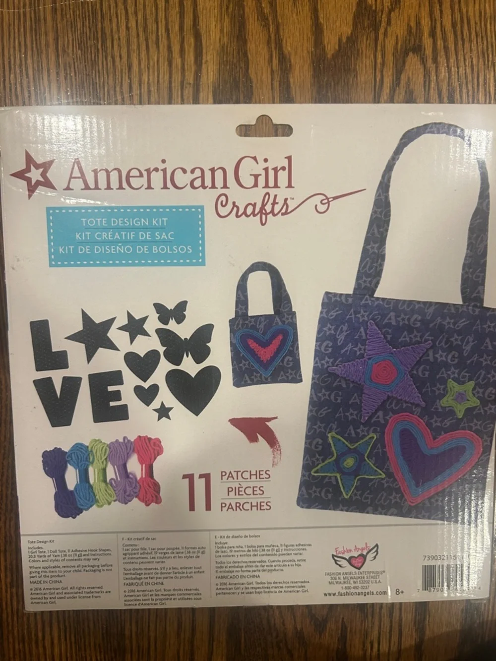 American Girl Tote Bag Design Kit - Arts & Crafts